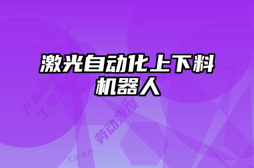 激光自動化上下料機(jī)器人