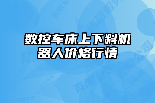 數(shù)控車床上下料機(jī)器人價格行情