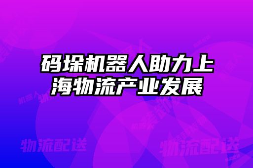 碼垛機(jī)器人助力上海物流產(chǎn)業(yè)發(fā)展