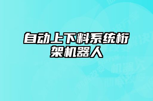 自動上下料系統(tǒng)桁架機(jī)器人