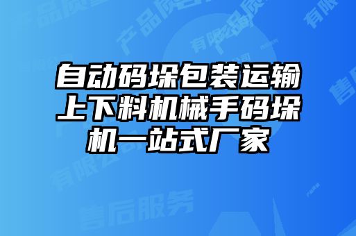 自動碼垛包裝運(yùn)輸上下料機(jī)械手碼垛機(jī)一站式廠家