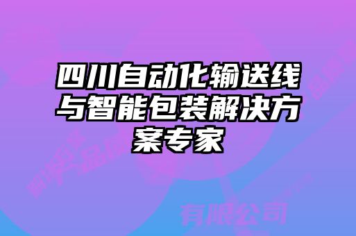 四川自動(dòng)化輸送線與智能包裝解決方案專家