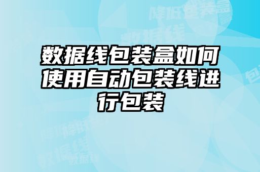 數(shù)據(jù)線包裝盒如何使用自動包裝線進(jìn)行包裝